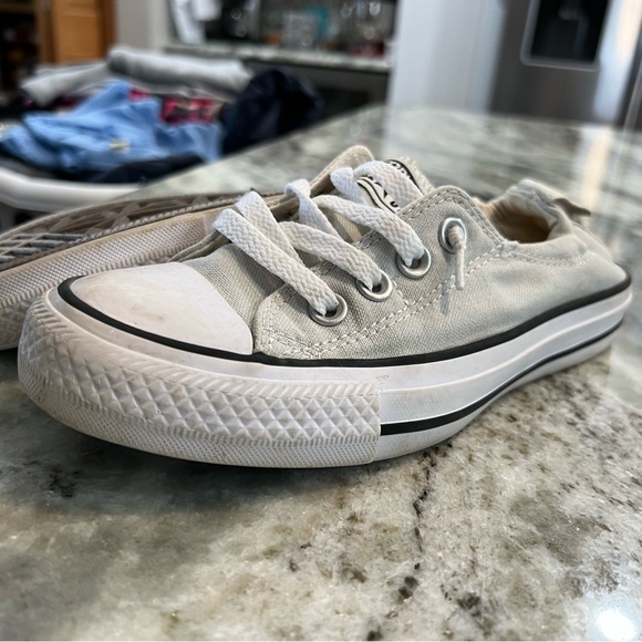 Converse shoes size 5, gray - Picture 2 of 5